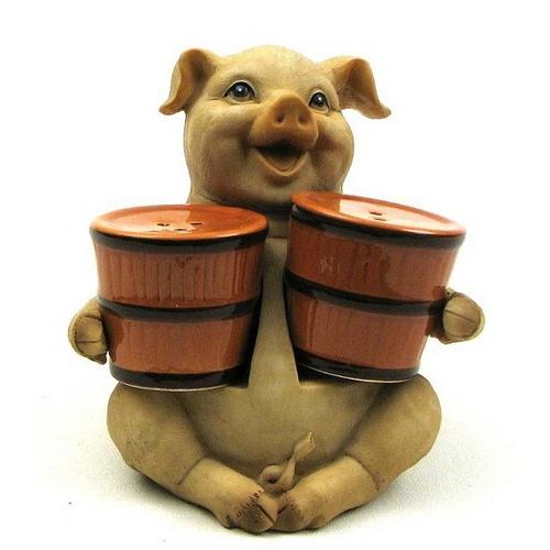 Pig Salt and Pepper Set