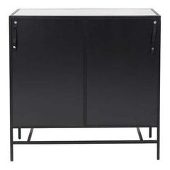 36" X 18.1" X 35.2" Mirror And Metal Cabinet