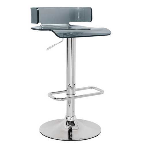 Chrome Swivel Adjustable Bar Stool