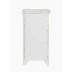 16" X 13" X 30" White Stunning Cabinet