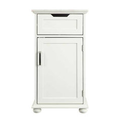 16" X 13" X 30" White Alluring Cabinet