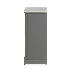 16" X 13" X 30" Grey Mdf Cabinet