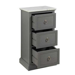 16" X 13" X 30" Grey Mdf Cabinet