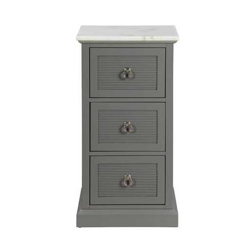 16" X 13" X 30" Grey Mdf Cabinet