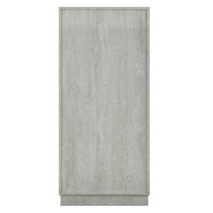 24" X 20" X 52" Wine Cabinet In Antique White - Mdf