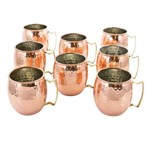 Gibson Cafe Amaretto 7 Piece Mug Set With Wire Rack, Multi