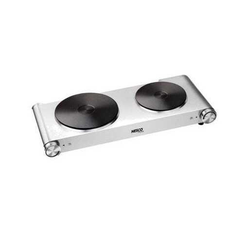 Nesco SS 1800w Double Burner