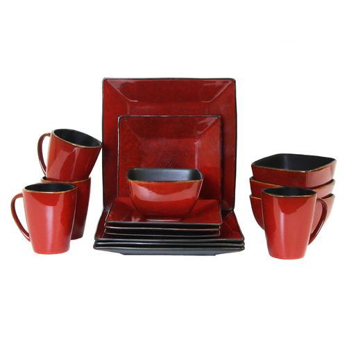 Gibson Cafe Amaretto 7 Piece Mug Set With Wire Rack, Multi