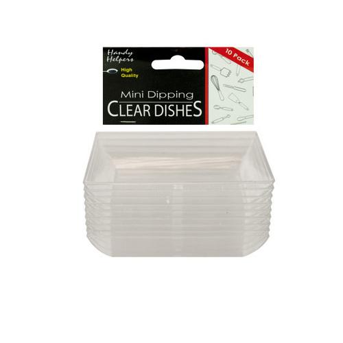 Clear Mini Dipping Dishes Set ( Case of 12 )