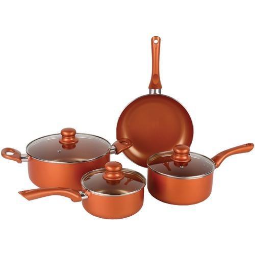 Brentwood Appliances 7-piece Ceramic Aluminum Nonstick Cookware Set (pack of 1 Ea)