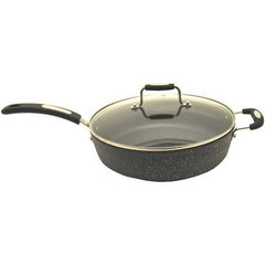 The Rock By Starfrit The Rock By Starfrit 11&quot; Deep-fry Pan With Lid &amp; Bakelite Handles (pack of 1 Ea)